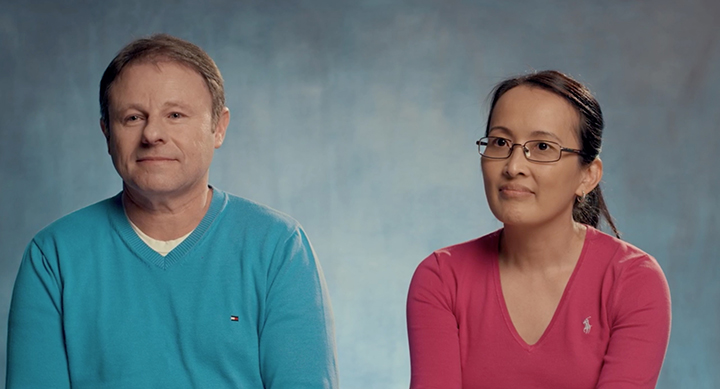 Still of Quevy and John from interview video