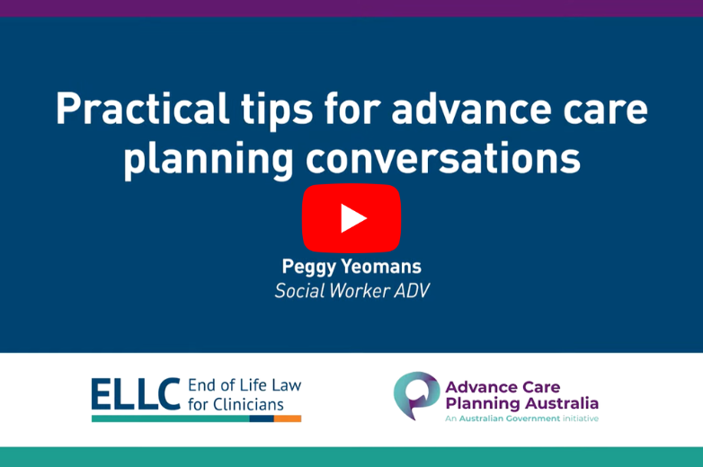 Tips for advance care planning conversations